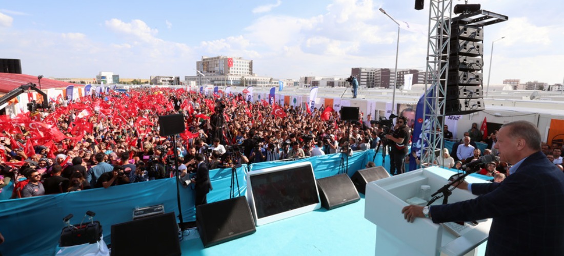 Cumhurbaşkanı Erdoğan: şehirlerimizi yeniden ayağa kaldıracağız