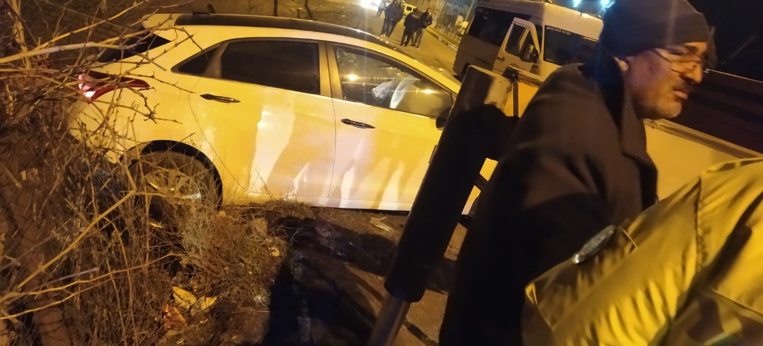 Kahta’da kaza yerine otomobil daldı: 1 polis şehit, 1 ölü, 4 yaralı