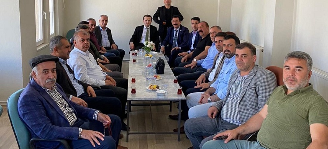Kâhta Cumhuriyet Başsavcısı Emre Vurmaz'dan Kahta Muhtarlar Derneği'ne ziyaret